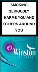 Winston Xsuperslim Impulse Violet Cigarettes pack