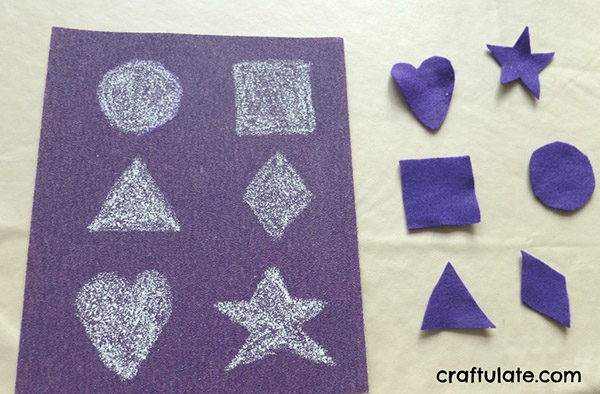 Sandpaper and shapes from Craftulate