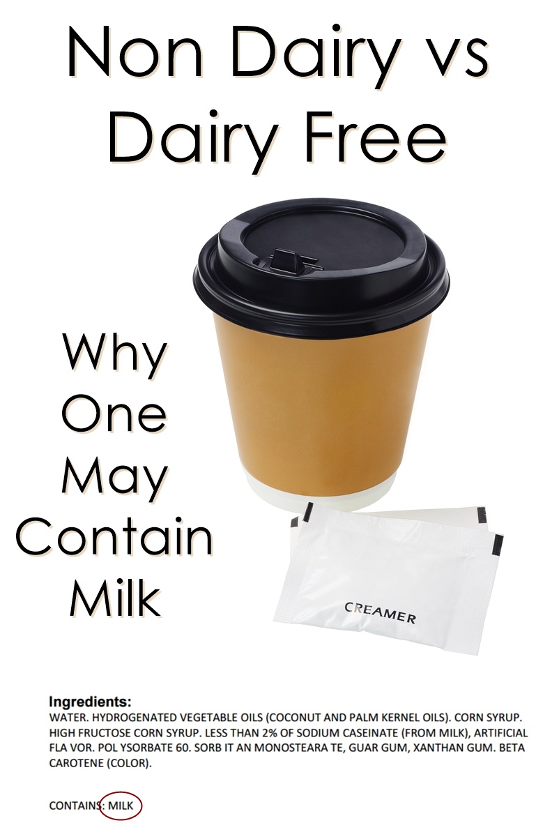 Non Dairy vs Dairy Free - Why One May Contain Milk (and how to avoid them!)
