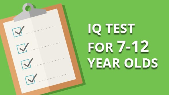 iq test for 7-12 year olds