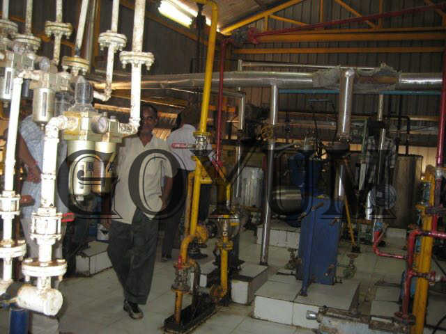 Palm oil refining plant