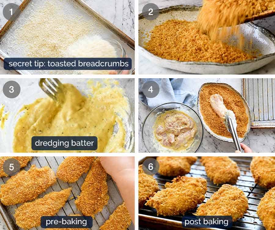 How to make crunchy BAKED chicken tenders