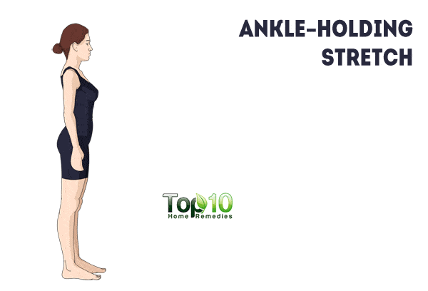 ankle holding stretch