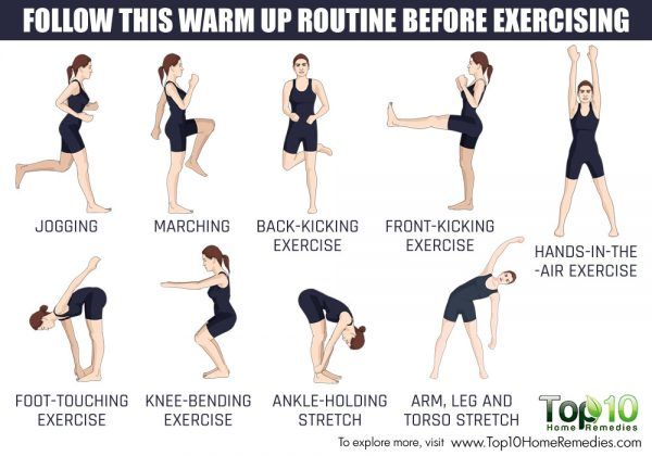 how to do warm up exercise