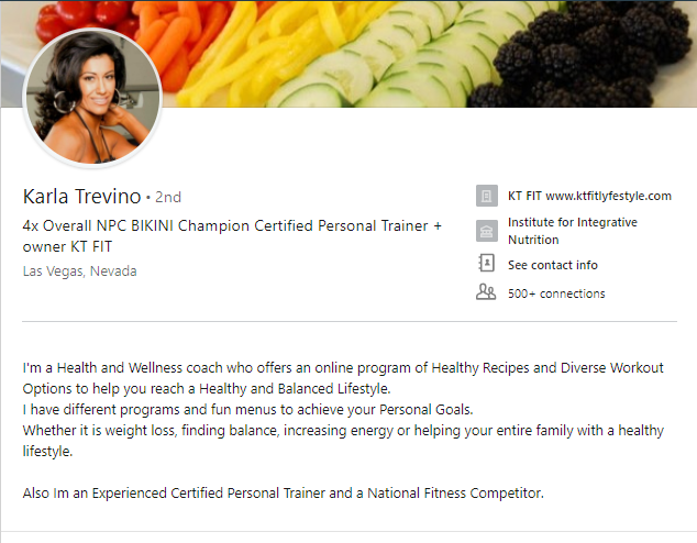Get online personal training clients on LInkedin