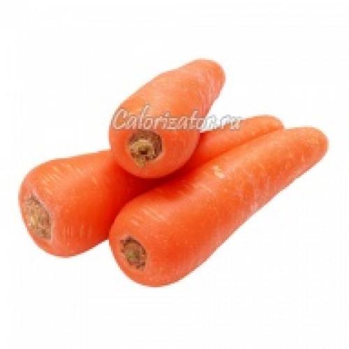 Морковь калорийность на 100 грамм белки жиры углеводы.